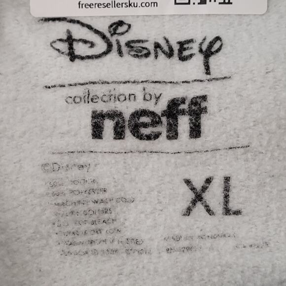 Mickey-Mouse Neff Floral Sweatshirt Women XL 25x25 Boxy Baggy - Picture 7 of 16